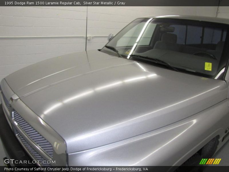 Silver Star Metallic / Gray 1995 Dodge Ram 1500 Laramie Regular Cab