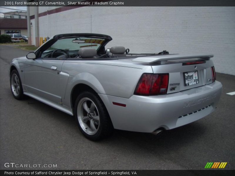 Silver Metallic / Medium Graphite 2001 Ford Mustang GT Convertible