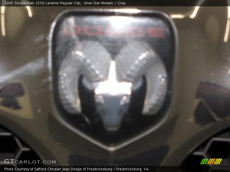 Silver Star Metallic / Gray 1995 Dodge Ram 1500 Laramie Regular Cab