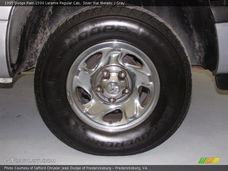 Silver Star Metallic / Gray 1995 Dodge Ram 1500 Laramie Regular Cab