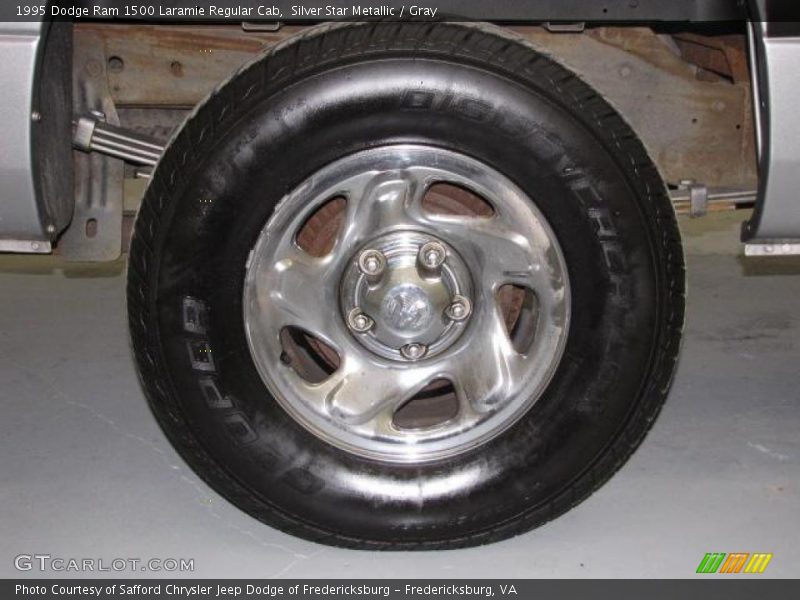 Silver Star Metallic / Gray 1995 Dodge Ram 1500 Laramie Regular Cab