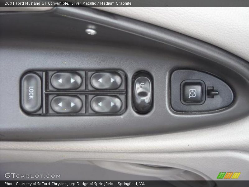Silver Metallic / Medium Graphite 2001 Ford Mustang GT Convertible