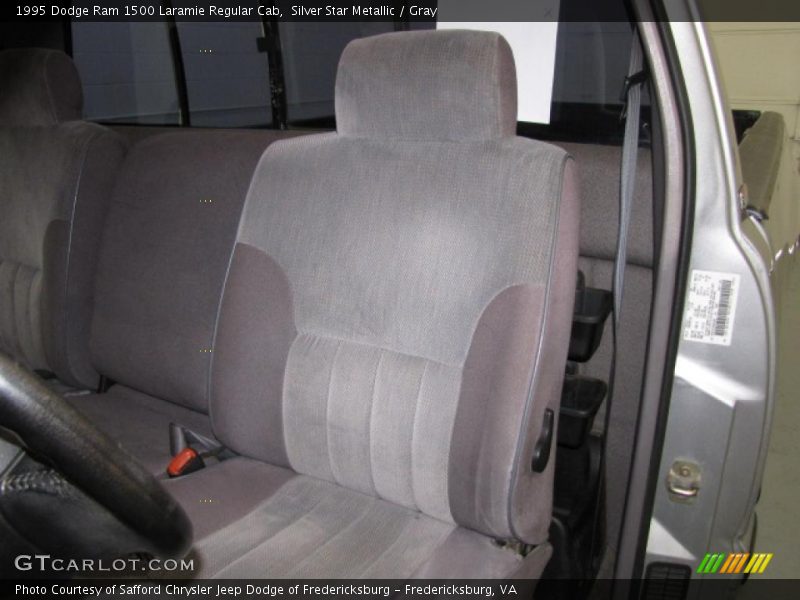 Silver Star Metallic / Gray 1995 Dodge Ram 1500 Laramie Regular Cab