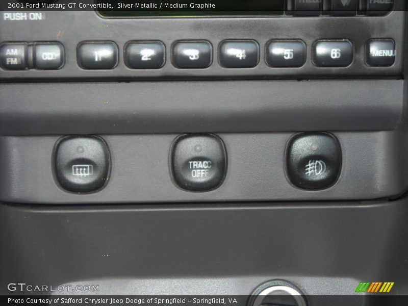 Silver Metallic / Medium Graphite 2001 Ford Mustang GT Convertible