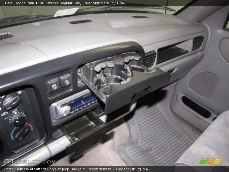 Silver Star Metallic / Gray 1995 Dodge Ram 1500 Laramie Regular Cab