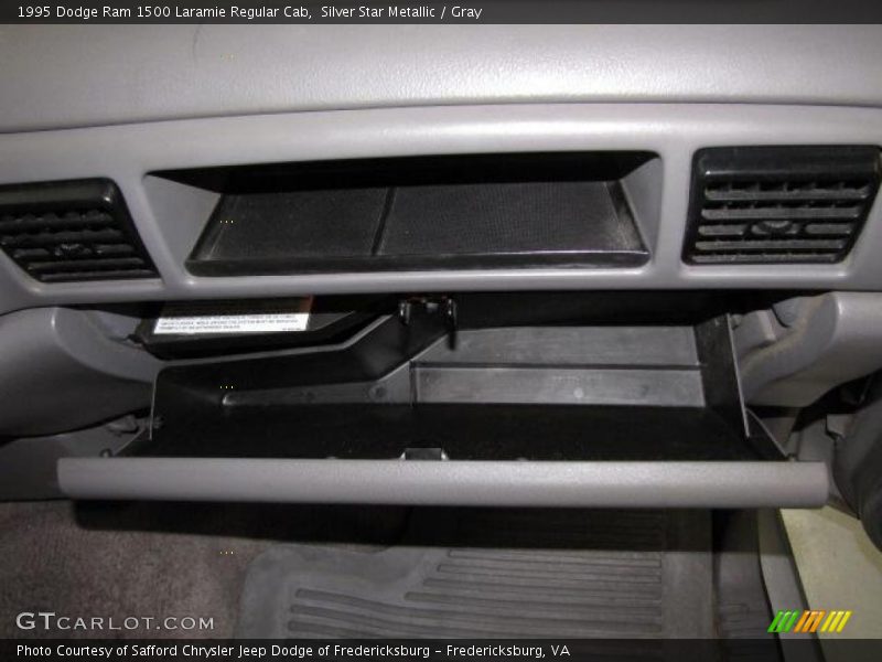 Silver Star Metallic / Gray 1995 Dodge Ram 1500 Laramie Regular Cab