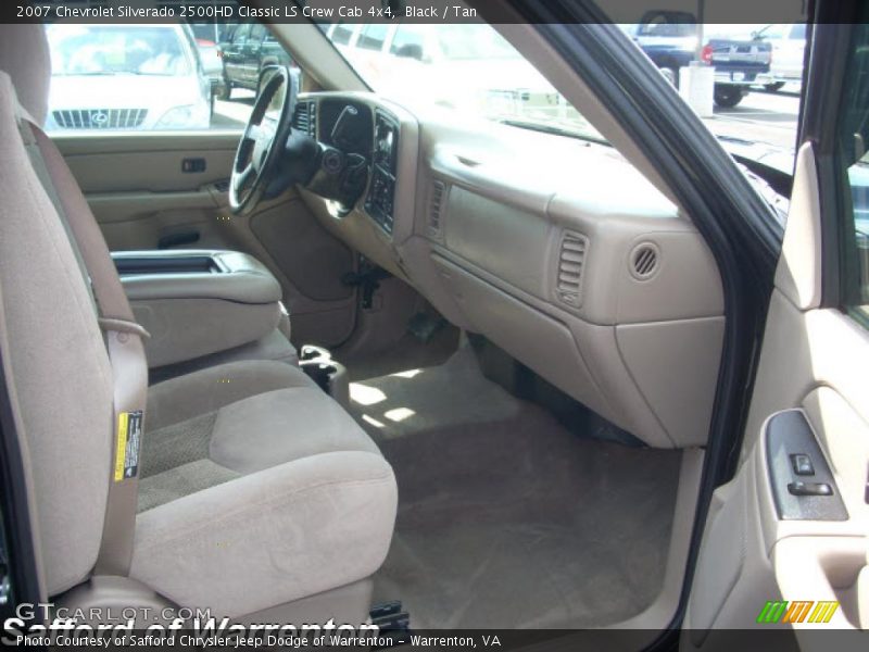 Black / Tan 2007 Chevrolet Silverado 2500HD Classic LS Crew Cab 4x4