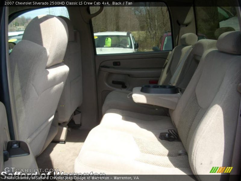 Black / Tan 2007 Chevrolet Silverado 2500HD Classic LS Crew Cab 4x4