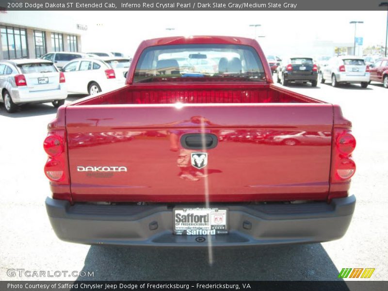 Inferno Red Crystal Pearl / Dark Slate Gray/Medium Slate Gray 2008 Dodge Dakota ST Extended Cab