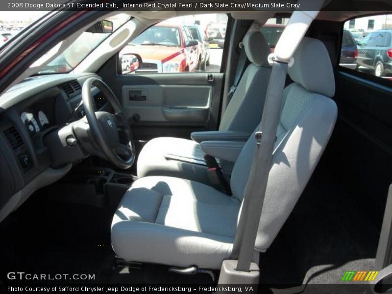 Inferno Red Crystal Pearl / Dark Slate Gray/Medium Slate Gray 2008 Dodge Dakota ST Extended Cab