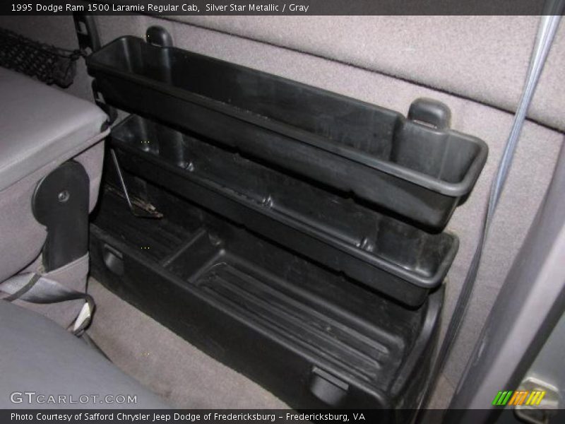 Silver Star Metallic / Gray 1995 Dodge Ram 1500 Laramie Regular Cab