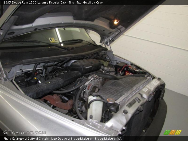 Silver Star Metallic / Gray 1995 Dodge Ram 1500 Laramie Regular Cab