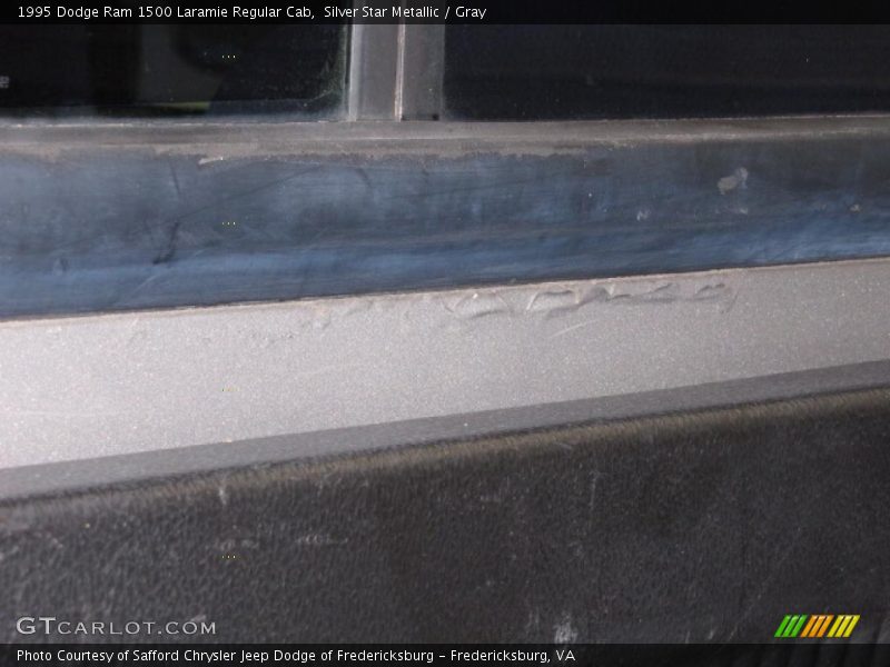 Silver Star Metallic / Gray 1995 Dodge Ram 1500 Laramie Regular Cab