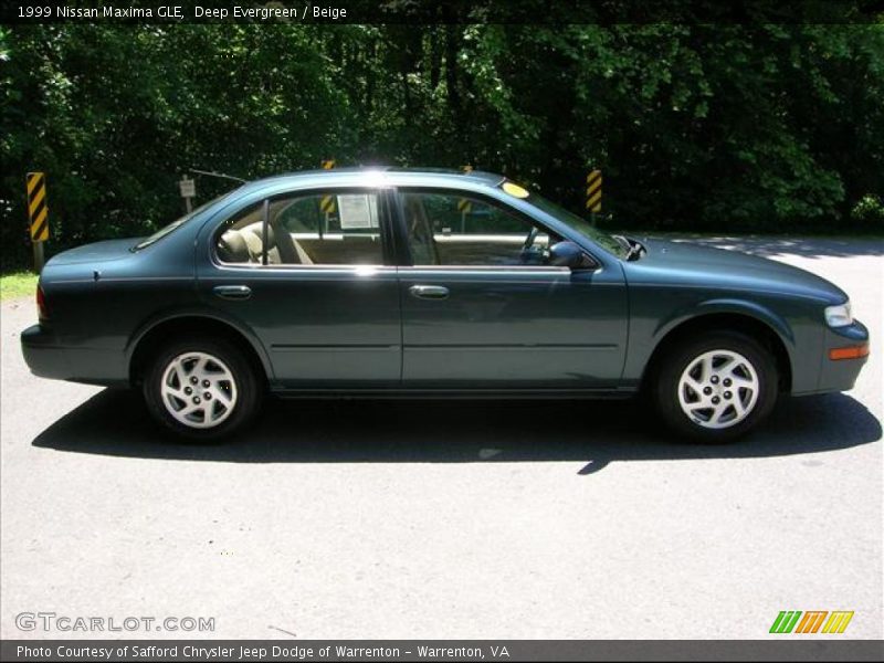Deep Evergreen / Beige 1999 Nissan Maxima GLE