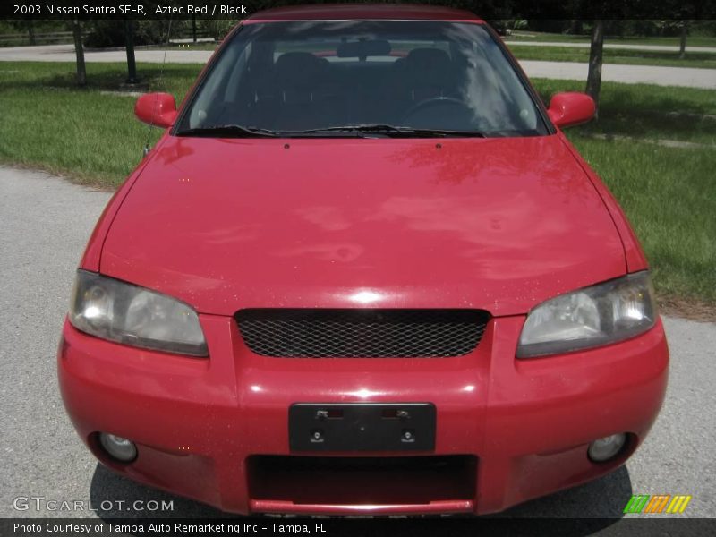 Aztec Red / Black 2003 Nissan Sentra SE-R