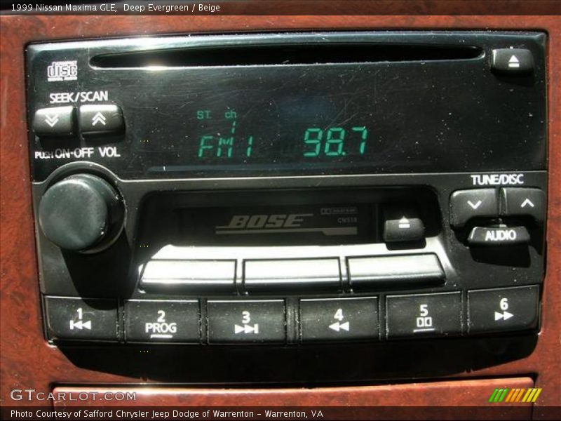 Deep Evergreen / Beige 1999 Nissan Maxima GLE