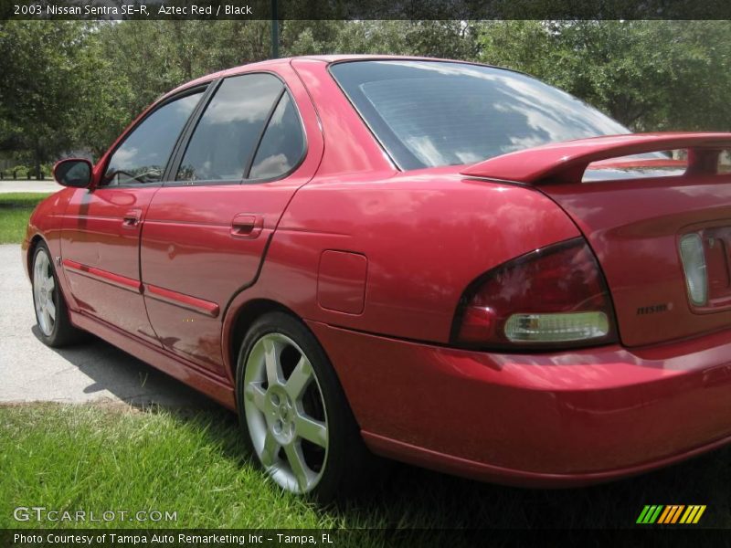 Aztec Red / Black 2003 Nissan Sentra SE-R