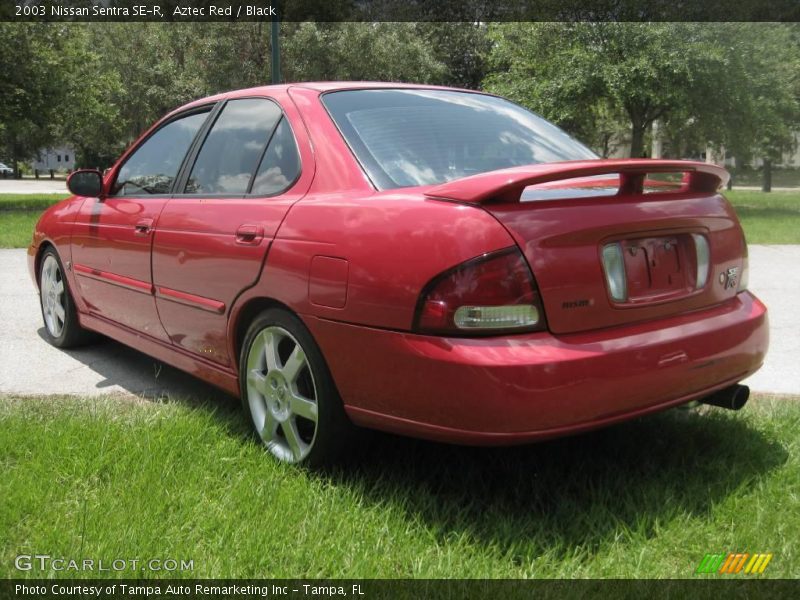 Aztec Red / Black 2003 Nissan Sentra SE-R