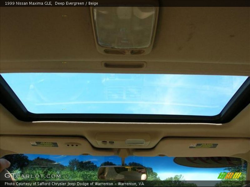 Deep Evergreen / Beige 1999 Nissan Maxima GLE