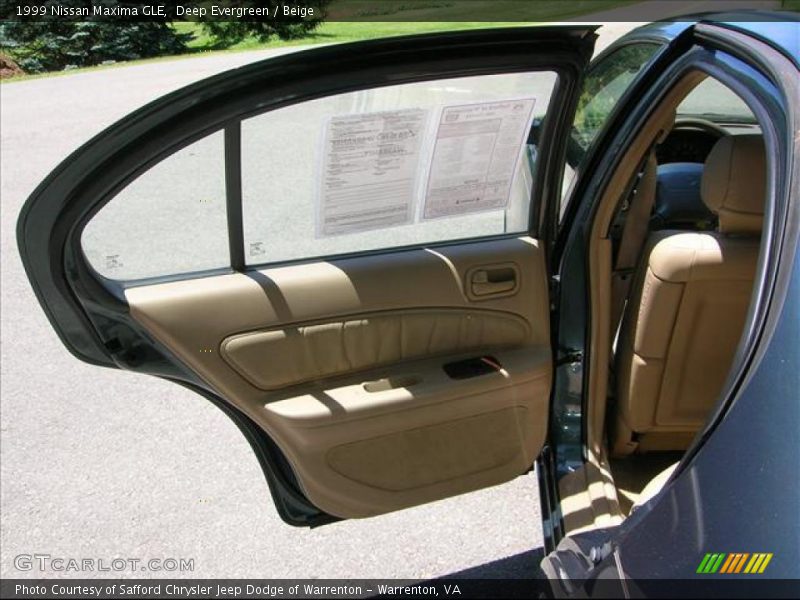 Deep Evergreen / Beige 1999 Nissan Maxima GLE