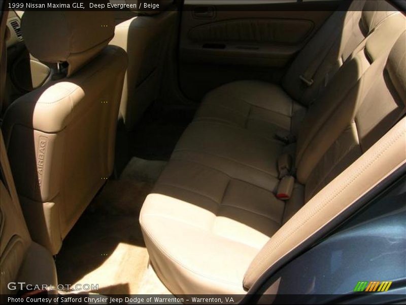 Deep Evergreen / Beige 1999 Nissan Maxima GLE