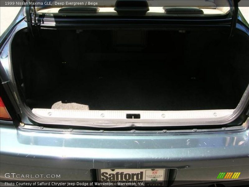 Deep Evergreen / Beige 1999 Nissan Maxima GLE