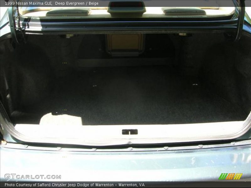 Deep Evergreen / Beige 1999 Nissan Maxima GLE