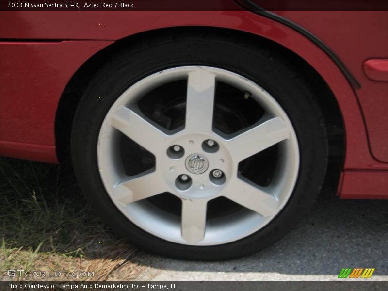Aztec Red / Black 2003 Nissan Sentra SE-R