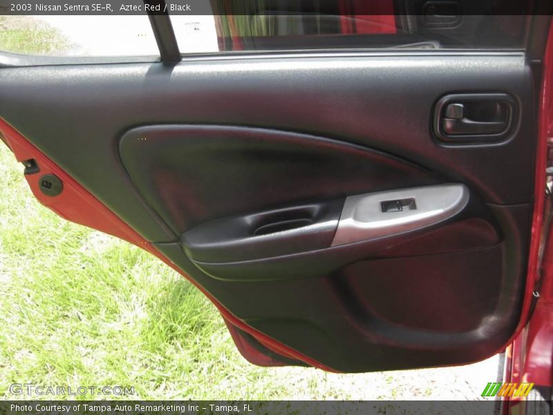 Aztec Red / Black 2003 Nissan Sentra SE-R