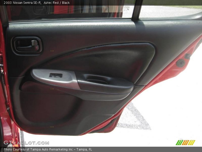 Aztec Red / Black 2003 Nissan Sentra SE-R