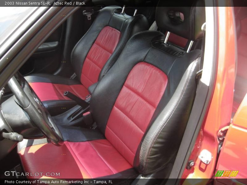 Aztec Red / Black 2003 Nissan Sentra SE-R
