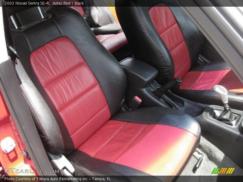Aztec Red / Black 2003 Nissan Sentra SE-R