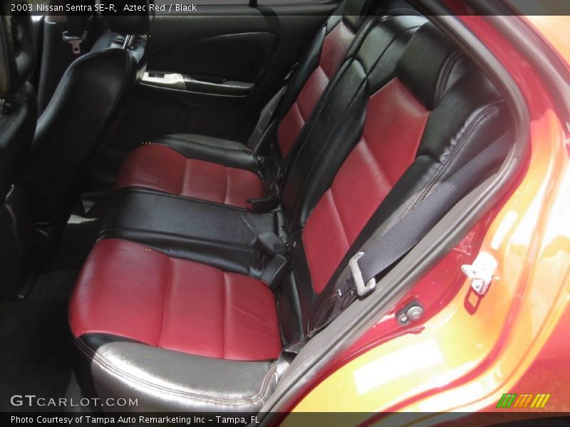 Aztec Red / Black 2003 Nissan Sentra SE-R