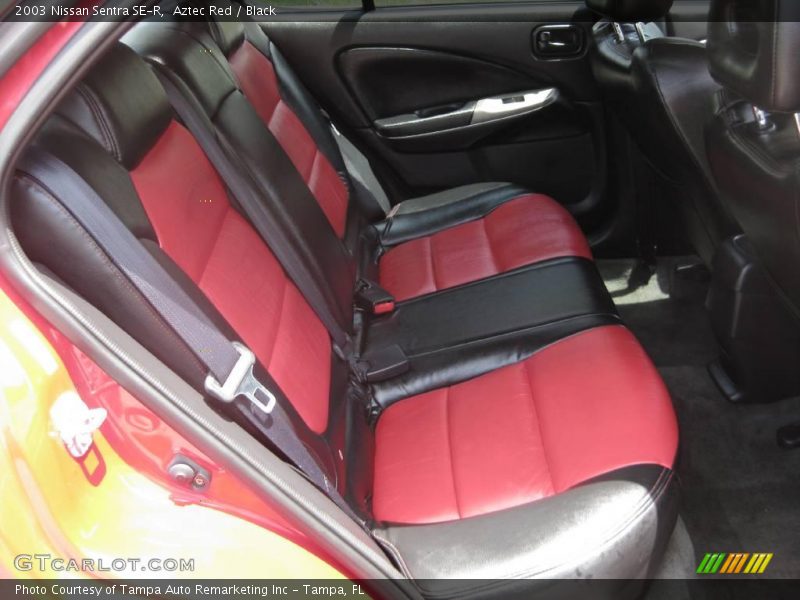 Aztec Red / Black 2003 Nissan Sentra SE-R
