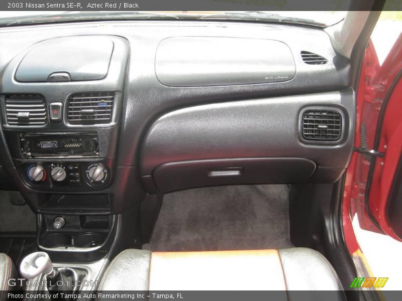 Aztec Red / Black 2003 Nissan Sentra SE-R