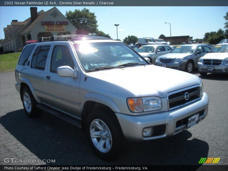 Chrome Silver Metallic / Charcoal 2003 Nissan Pathfinder LE 4x4