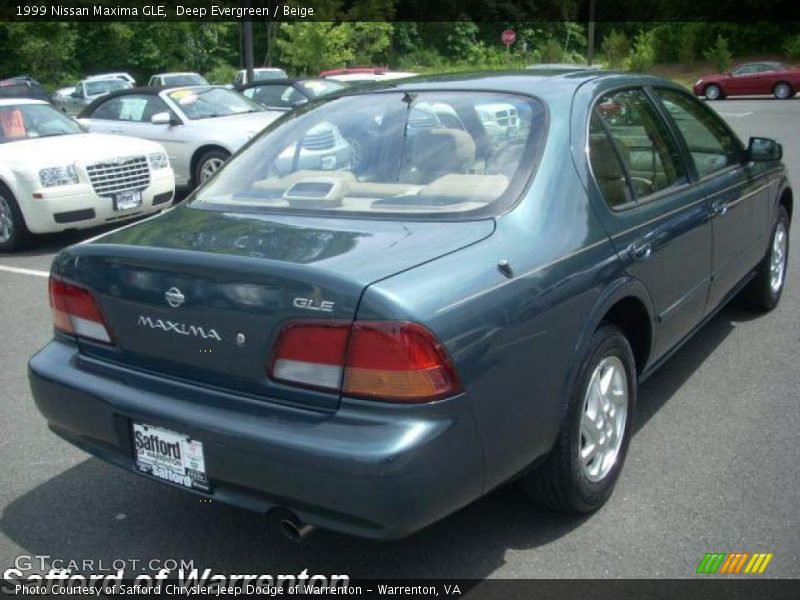 Deep Evergreen / Beige 1999 Nissan Maxima GLE
