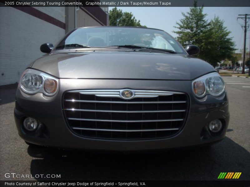 Graphite Metallic / Dark Taupe/Medium Taupe 2005 Chrysler Sebring Touring Convertible
