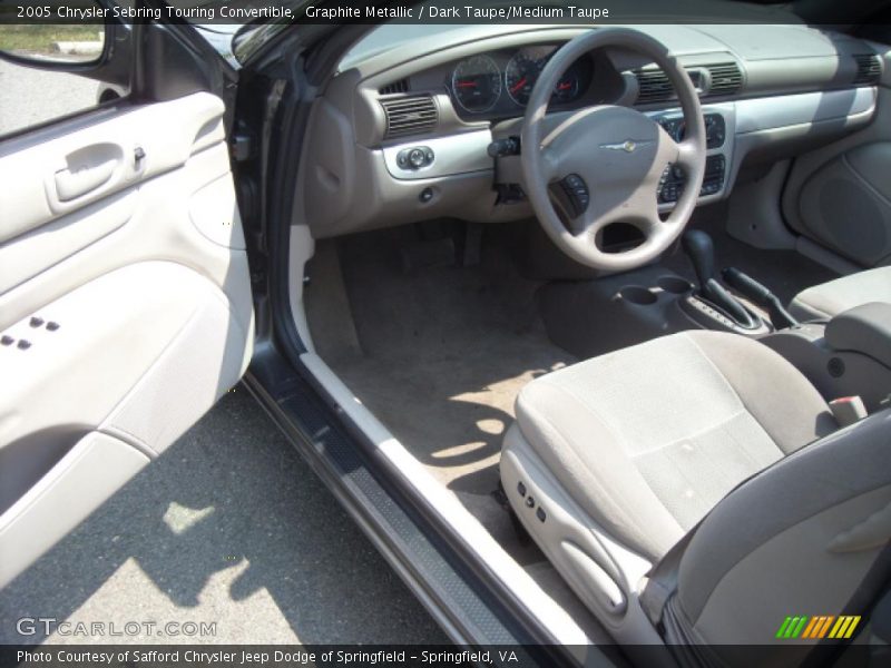 Graphite Metallic / Dark Taupe/Medium Taupe 2005 Chrysler Sebring Touring Convertible