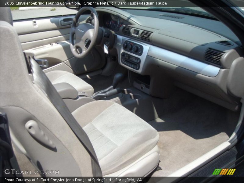 Graphite Metallic / Dark Taupe/Medium Taupe 2005 Chrysler Sebring Touring Convertible