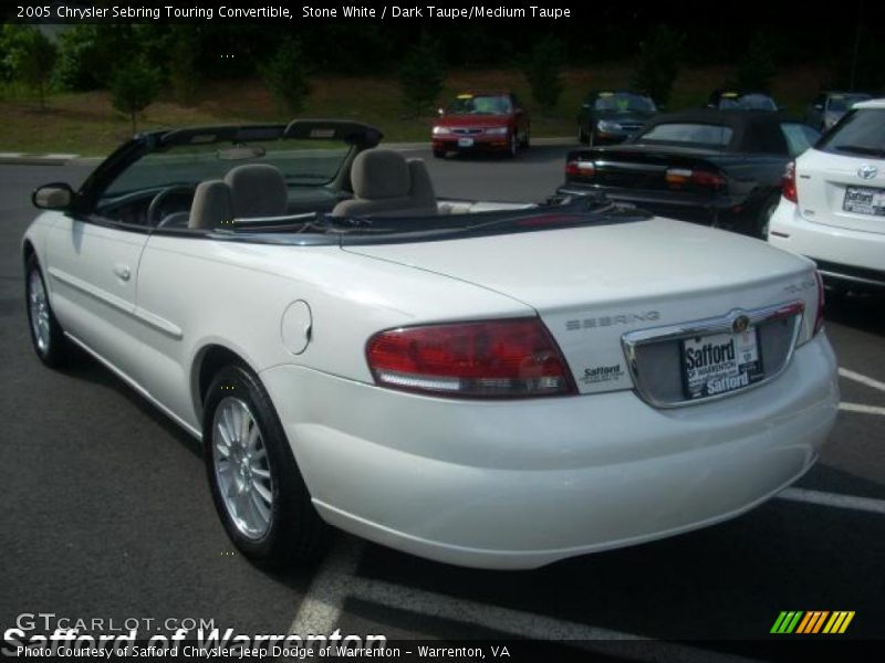 Stone White / Dark Taupe/Medium Taupe 2005 Chrysler Sebring Touring Convertible