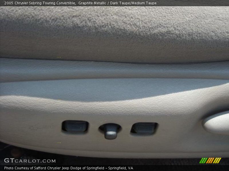 Graphite Metallic / Dark Taupe/Medium Taupe 2005 Chrysler Sebring Touring Convertible