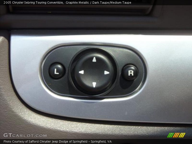 Graphite Metallic / Dark Taupe/Medium Taupe 2005 Chrysler Sebring Touring Convertible