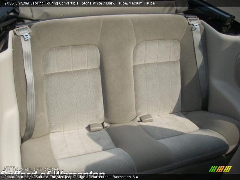 Stone White / Dark Taupe/Medium Taupe 2005 Chrysler Sebring Touring Convertible