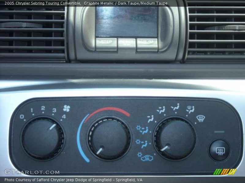 Graphite Metallic / Dark Taupe/Medium Taupe 2005 Chrysler Sebring Touring Convertible