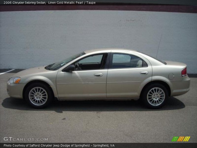 Linen Gold Metallic Pearl / Taupe 2006 Chrysler Sebring Sedan