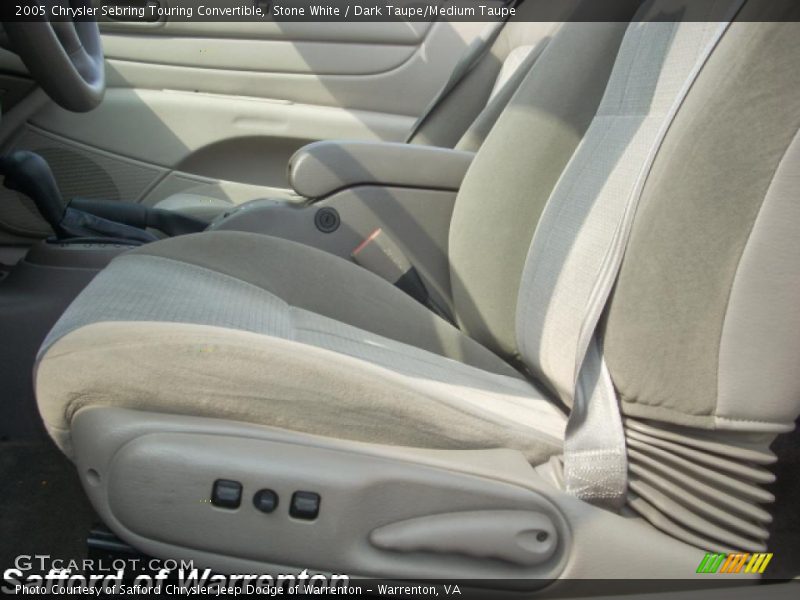 Stone White / Dark Taupe/Medium Taupe 2005 Chrysler Sebring Touring Convertible