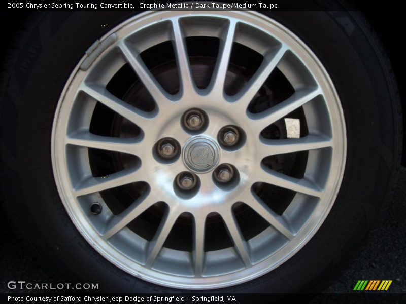 Graphite Metallic / Dark Taupe/Medium Taupe 2005 Chrysler Sebring Touring Convertible