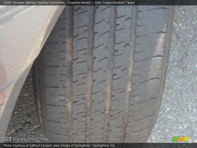 Graphite Metallic / Dark Taupe/Medium Taupe 2005 Chrysler Sebring Touring Convertible