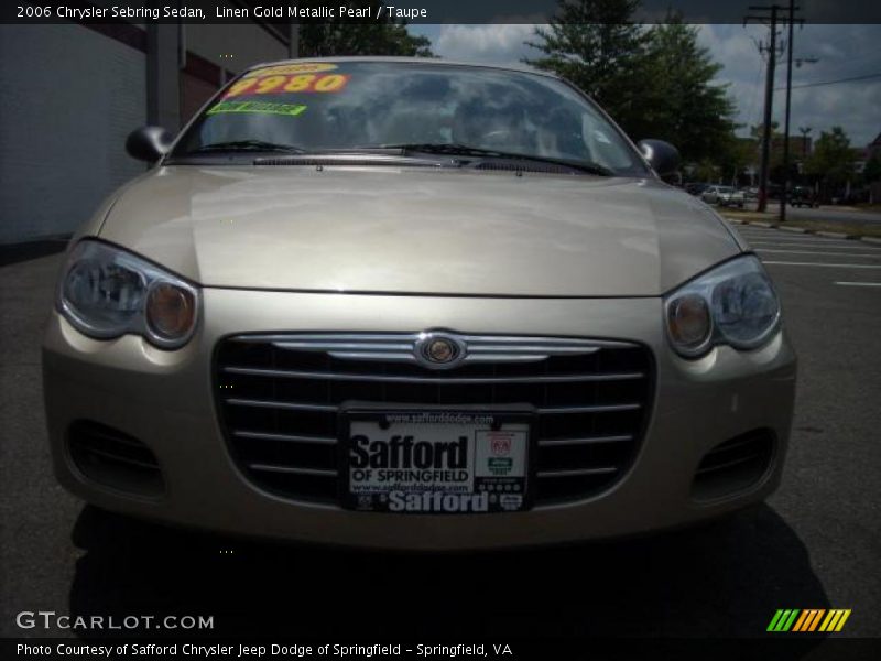 Linen Gold Metallic Pearl / Taupe 2006 Chrysler Sebring Sedan